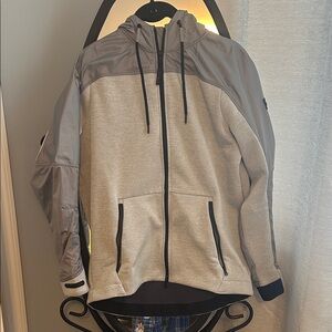 Under Armour Gray and Black Windbreaker